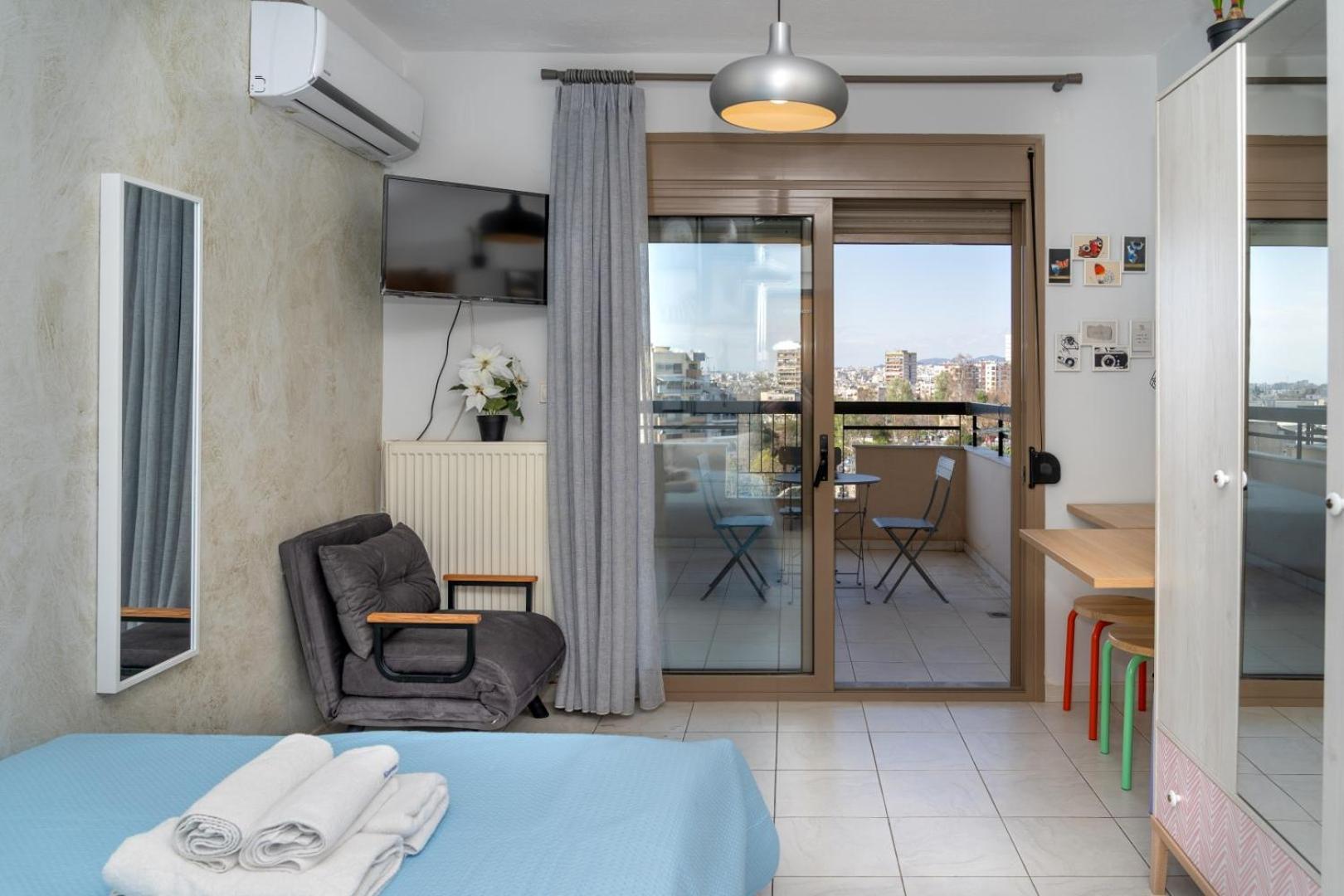Kosmos Service Apartment Beautiful Studio 3 With Additional Cost Parking เทสซาโลนิกิ ภายนอก รูปภาพ